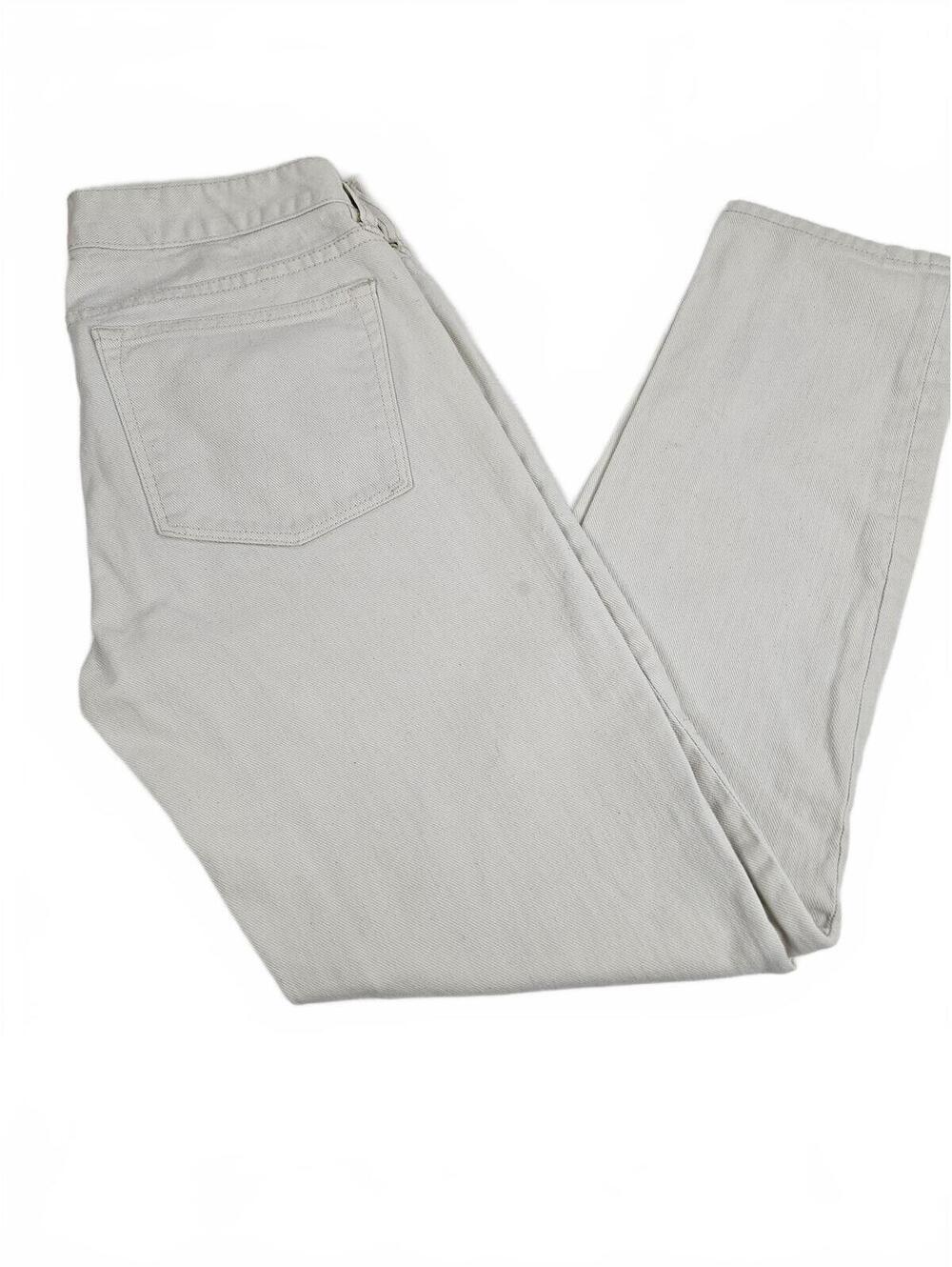 J. Crew Womens White Stretch Denim Jeans with Front Pocket Detail Size W26